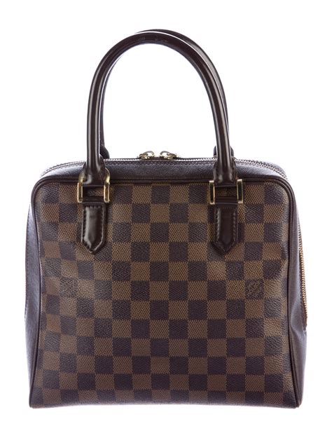 louis vuitton damier ebene brera bag|Damier Ebene leather handbags.